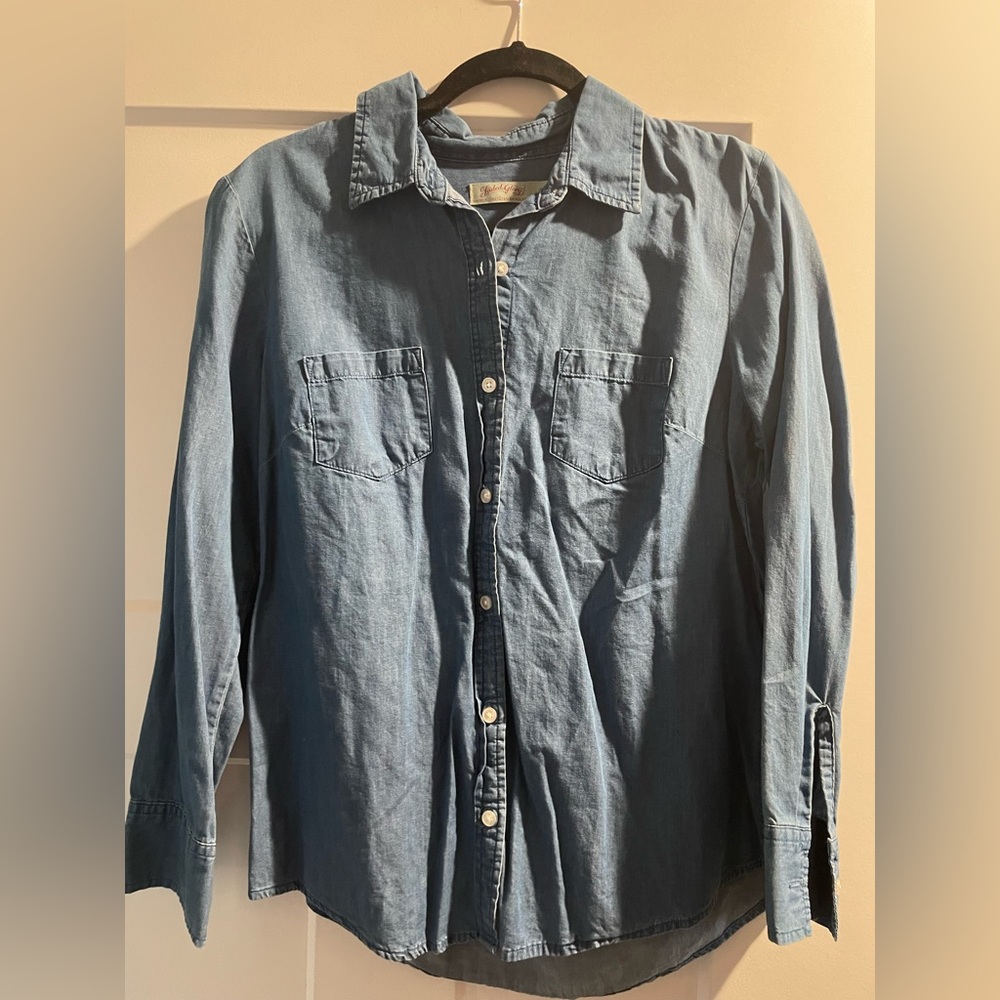 Small Faded Glory Denim long sleeve